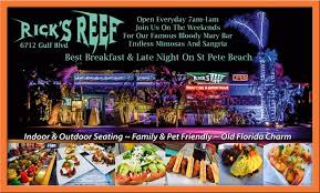 St pete beach restaurants photos. Rick S Reef Saint Pete Beach Menu Preise Restaurant Bewertungen Tripadvisor