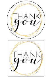 Personalize with your own message, photos and stickers. Printable Thank You Tags
