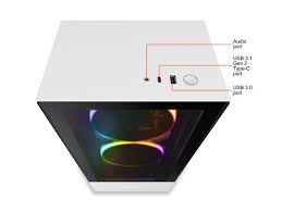 The fans are really quiet, just a gentle hum. Nzxt H510 Elite Atx Case Pc Gaming Computer Case Newegg Com