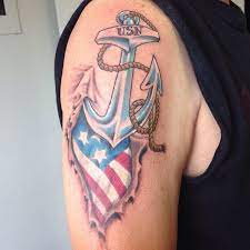 43 Popular Anchor Tattoos Designs Meanings And More Navy Anchor Tattoos Navy Tattoos Anchor Tattoo Design