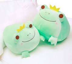 Prince Frog Pastel Plush Free Ship From Candyfrizz Stars Cute Stuffed Animals Cute Frogs Kawaii Plushies