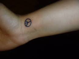 Since the peace sign looks. Small Peace Tattoo By Little Miss Harajuku On Deviantart