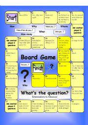 There is nothing wrong with using tools already available to you. Question Words Board Game Esl Worksheet By Perma
