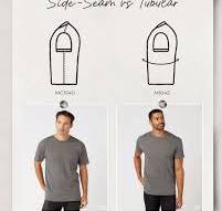 What’s the difference between side-seamed and tubular tees? , Side-seamed  tees are cut from flat laid fabric and sewn together with a side seam. The  benefits are it maintains its shape better after ...