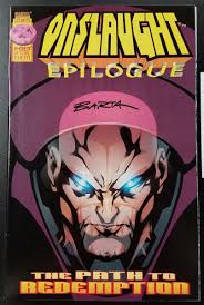 Onslaught: Epilogue (1997) SIGNED Hilary Barta Notarized Witness of  Signature