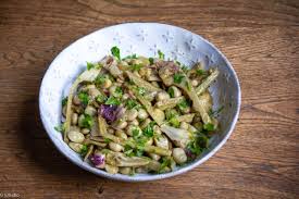 Voir un exemple de carnet de recette s'inscrire. A La Grecque Artichauts Et Feves Mijotes Aginares Me Koukia Recette Feves Cuisine Vegetarienne Artichaut