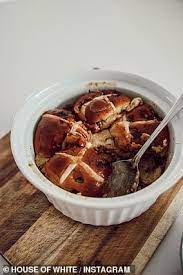 How To Get Rid Of Leftover Hot Cross Buns Mum Of Two Shares Simple Bread And Butter Pudding Recipe Daily Mail Online