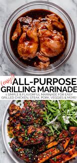 All Purpose Grill Marinade For Chicken Steak Pork Veggies More Recipe Grilling Marinade Recipes Marinade