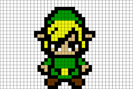 Pixel art pikachu pixel art kawaii pixel art anime. Link Zelda Pixel Art Pixel Art Link Zelda Nintendo 8bit Nes Snes Png 780 521 Pixel Art Link Pixel Art Pixel Art Grid