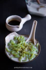 Untuk membuat cendol kamu bisa memilih mau menggunakan bahan tepung yang mana, sesuai selera. Es Cendol Dawet Pandan Jelly Dessert Jelly Desserts Pumpkin Recipes Dessert Asian Desserts