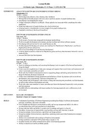A software engineer resume should demonstrate the ability to design and develop technical solutions that solves user problems. Software Engineering Intern Resume Samples Velvet Jobs