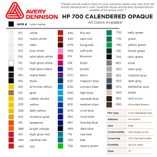 Avery 700 Vinyl Color Chart Www Bedowntowndaytona Com