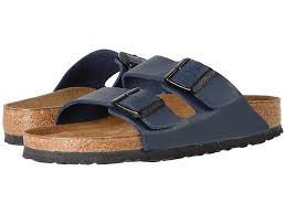 Birkenstock Soft Footbed Vs Regular Flat Feet Birkenstock Arizona Soft Footbed Navy Birko Flortm Sandals Please Be Advised That The Birkenstock Narrow W In 2020 Footbed Sandals Neutral Heels Birkenstock Arizona