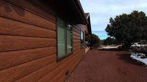 Trulog introduces a maintenance free steel log siding panel with an authentic log cabin look. Trulog Red Cedar Steel Log Siding Youtube