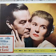 Ray Milland & Ann Todd in So Evil My Love 1948 Gothic Thriller Film Noir