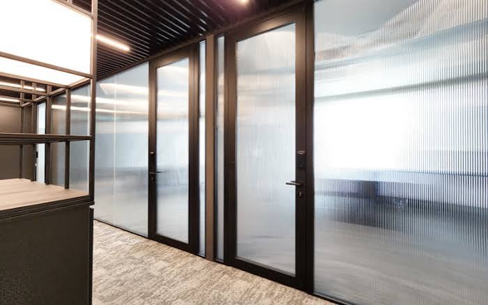 Aquatex Obscure Glass Office Partition Wall