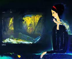 Image result for tranh đinh trường chinh