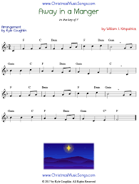 away in a manger free sheet music