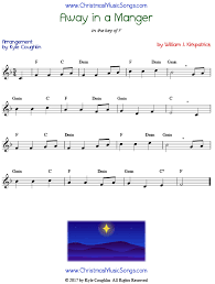 Away In A Manger Free Sheet Music