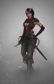 Pin By Jarrod Hopper On Pathfinder Characters Tiefling Female Rogue Character Tiefling Rogue