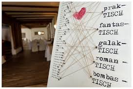 Mega Coole Idee Mit Den Namen Bloss Die Faden Sind Ein Bisschen Verwirrend Sitzplan Hochzeit Hochzeit Hochzeit Tischplan