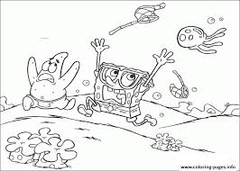 Check spelling or type a new query. Spongebob Chased By Jelly Fish Coloring Page8375 Coloring Pages Printable