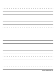 Printable primary paper with dotted lines, regular lined paper, and graph paper. 33 Best Free Writing Paper Ideas Free Writing Paper Writing Paper Handwriting Paper