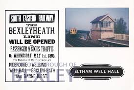 Eltham Well Hall Train Station Frankie Howerd Boy George Local History