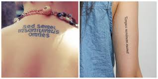 Frases de tatuajes en latin. Frases Para Tatuajes En Latin En La Espalda Y Sobre El Brazo Moda Bonito Estilo Guay Tatuajes Frases M Tatuajes En Latin Frases Para Tatuajes Tatuajes