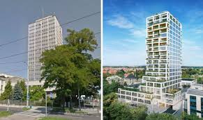 Great savings on hotels in szczecin, poland online. Dawny Wiezowiec Tvp W Szczecinie Zmieni Sie W Apartamentowiec Z Zielonymi Tarasami Bryla