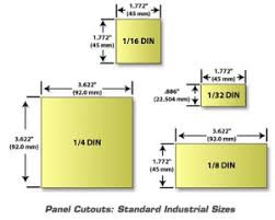 What Are Din Size Panel Cut Outs Lesman Tech Tips
