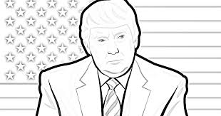 Donald trump is the 45th president of america. Donald Trump Coloring Pages Coloring Pages