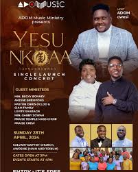 Trust your day is going well so far? A humble invite to my maiden concert  which doubles as the single launch of my 4th song, #YesuNkoaa ft. The  evergreen @beckybonneyminist with live