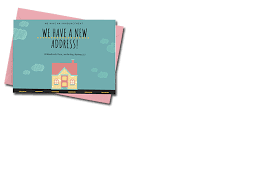 Choose one of our designs or create an address card design of your own. Free Change Of Address Cards Maker Designhill