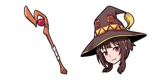 KonoSuba Megumin and Staff Curseur – Custom Cursor