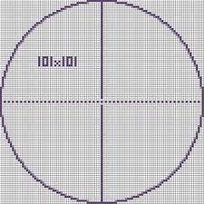 Minecraft building guides / charts. Large Minecraft Circle Guide