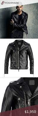 Giuseppe Zanotti New Mens Leather Biker Jacket Mens Leather Jacket Biker Leather Biker Jacket Leather Men