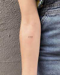Con Un Simple Numero Empezo Todo Para Los 16 1727 Es El De Aitana Number Tattoos Tattoos Mini Tattoos