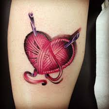 Heart tattoos are just amazing and carries rich symbolism of love and life alongside an array of meanings. 21 Beautiful Sewing And Knitting Tattoo Designs Tattooblend