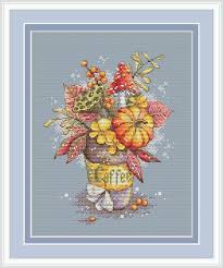 The most common free cross stitch patterns material is cotton. Watercolour Fall Cross Stitch Pattern Modern Autumn Counted Etsy In 2021 Pumpkin Cross Stitch Fall Cross Stitch Pumpkin Cross Stitch Patterns