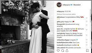 In the video, posted to instagram on monday by the @popcultureangel account. Miley Cyrus Und Liam Hemsworth Die Heimliche Hochzeit