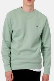 Carhartt Wip Script Embroidery Sweatshirt Man Kaotiko