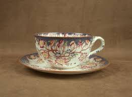 Belle Grande Tasse A The Chocolat Porcelaine De Sarreguemines Decor Minton