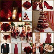 Wedding Colors For Feb 2012 Weddingbee Red Wedding Theme Red Wedding Decorations Dark Red Wedding