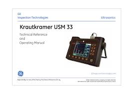 Usm go usm go setting new standards in flaw detection instrumentation ergonomically designed with the user in mind the usm go ultrasonic portable flaw detector has been ergonomically designed to provide an instrument that is light, small and easy to use in the harshest of inspection environments. Operator Manual Manualzz