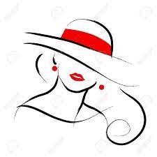 Vector Hand Gezeichnete Schone Dame Im Hutportrat Das Auf Weissem Hintergrund Lokalisiert Wird Auf Dame Das D Hand Drawn Portraits Art How To Draw Hands