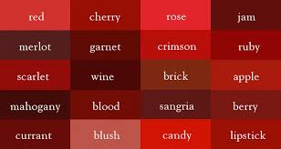 It S Wine Not Dark Red Here Are The Correct Names Of All Color Shades Color Color Theory Writing