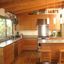 Bamboo Floating Shelf Bamboo Kitchen Cabinets Contemporary Kitchen Kitchen Cabinet Design