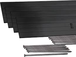 It is available in a durable powder coat finish, unpainted or our new weathered finish. Amazon Com Dimex Easyflex Aluminum Landscape Edging Project Kit Will Not Rust Like Steel Black 1806bk 24c Garden Border Edging Garden Outdoor
