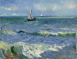 Saintes Maries De La Mer Yakininda Deniz Manzarasi 1888 Van Gogh Museum Amsterdam Hollanda Vincent Van Gogh Manzara Empresyonist